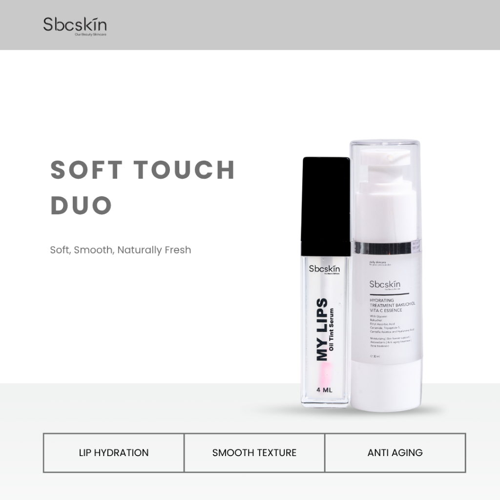 [SPESIAL BUNDLING] Bakuchiol Vita C Essence | 30 ml + My Lips Oil Tint Serum 4 ml