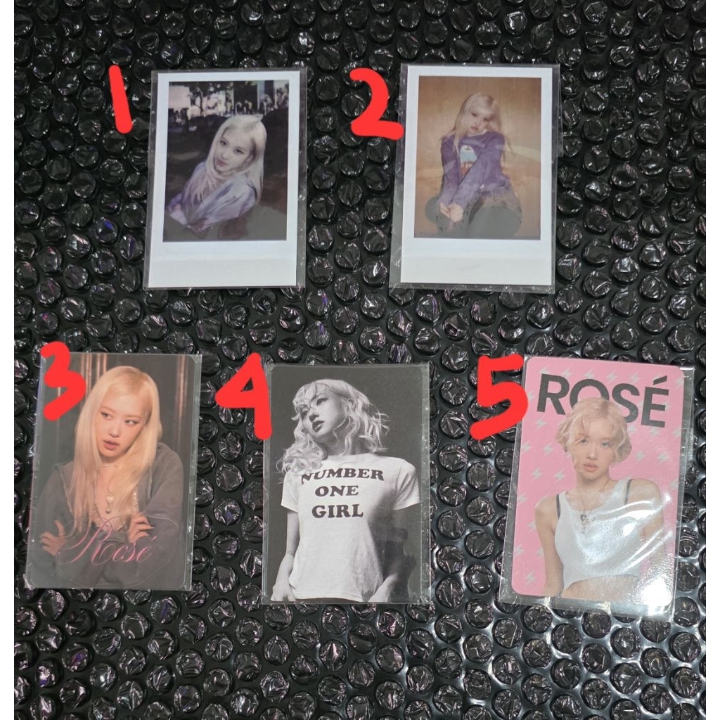 ROSE POPUP PHOTOCARD BENEFIT BLACKPINK