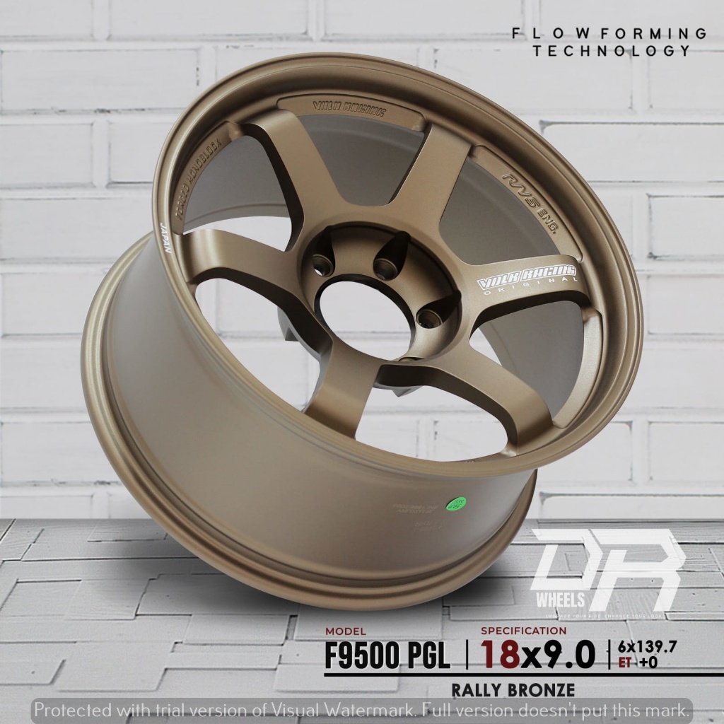 Velg Racing FLOW FORMING Model TE37 Ring 18 JF LUXURY