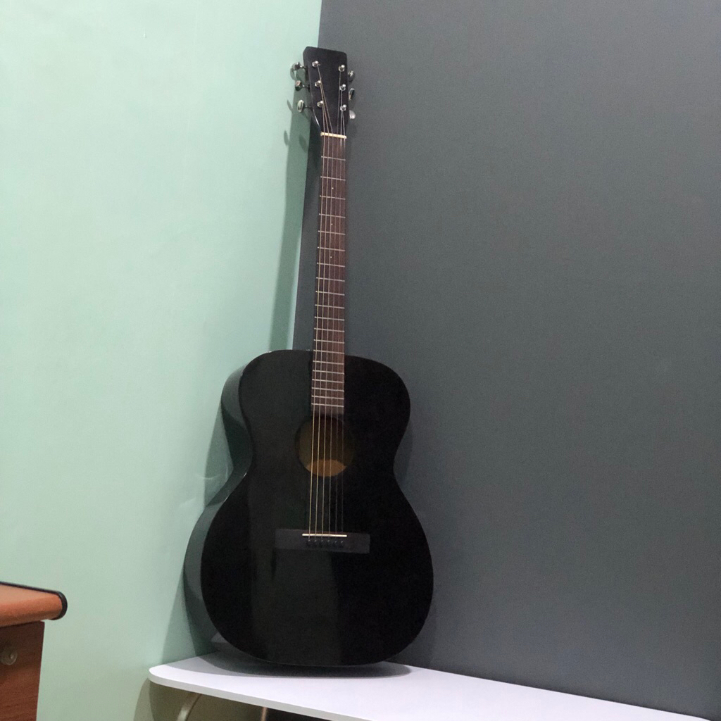 Gitar Akustik Solid Mahogany Guitar Acoustic Martin OM-15 custom handmade