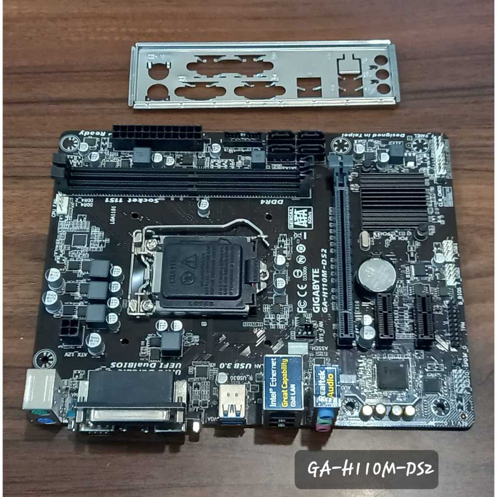 Motherboard asus gigabyte h110 socket 1151 khusus gen7 bekas
