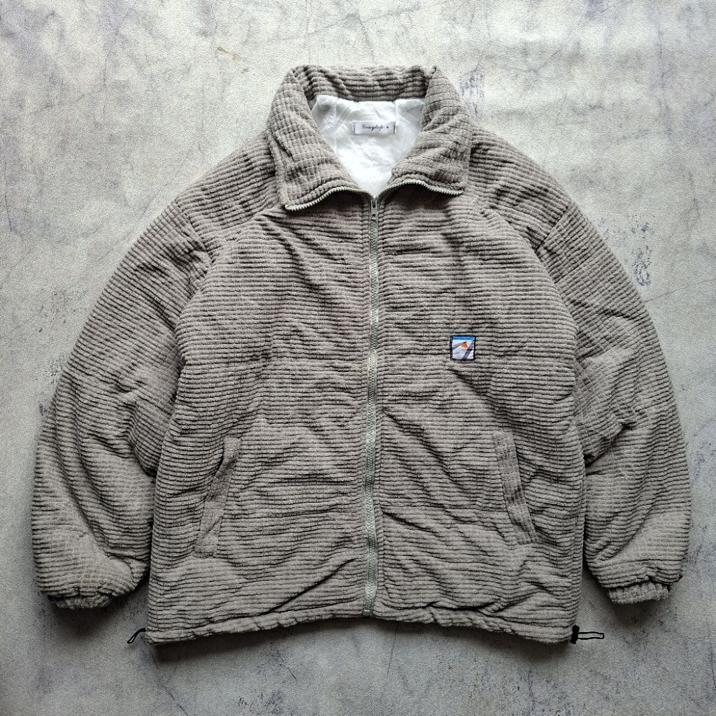 Puffer Corduroy Jaker by Gruytop (Grey)