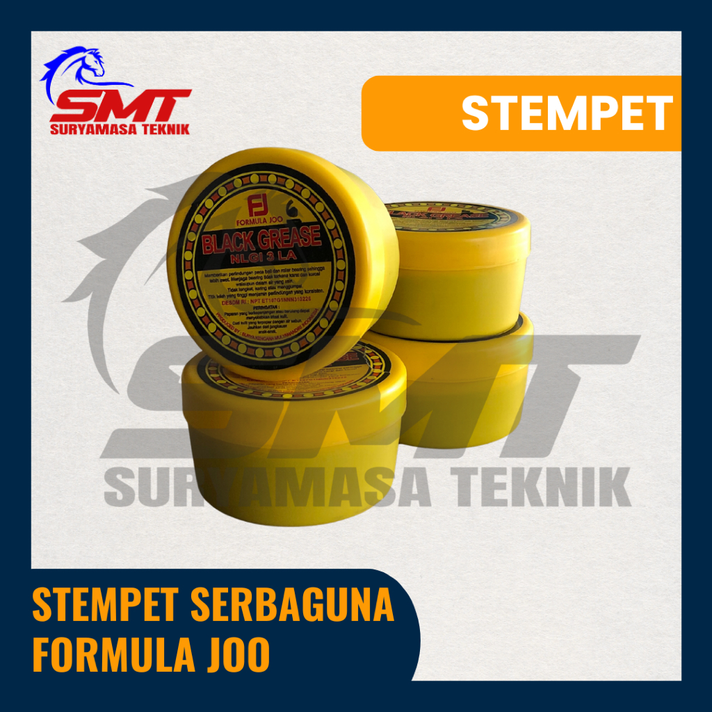 Grease Stempet Cepuk Formula Joo - Gemuk Pelumas Serbaguna Untuk Bearing Mesin