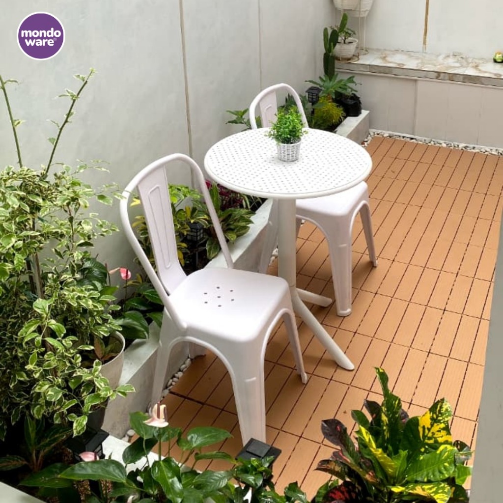 MONDOWARE | Kursi Cafe Industrial/Kursi Makan Estetik/Kursi Resto/Kursi Teras Outdoor/Kursi Kerja Mi