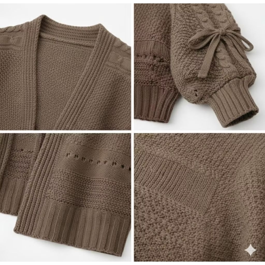 Namie Balero Cardigan rajut premiun, Sweater cardigan wanita Balero Batwing Allsize outter korean st