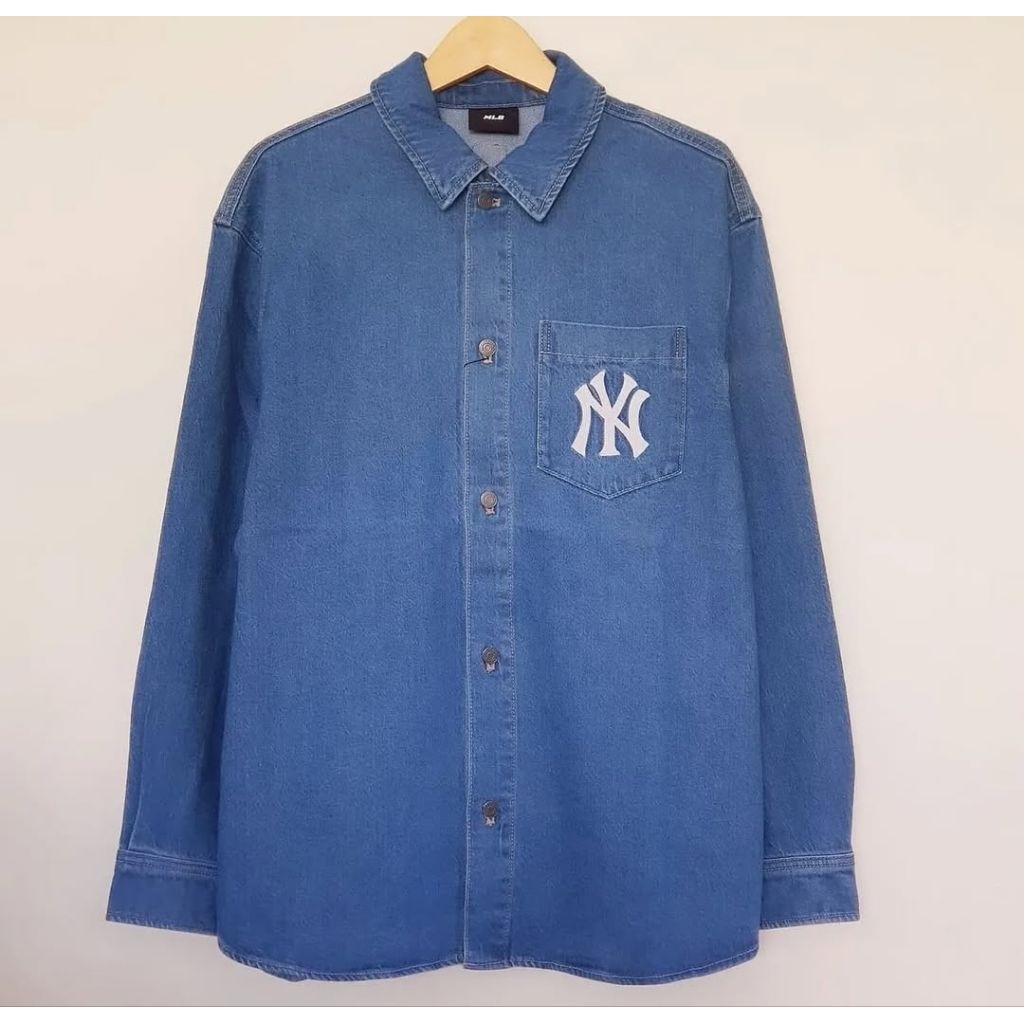 Kemeja MLB DENIM YANKEES