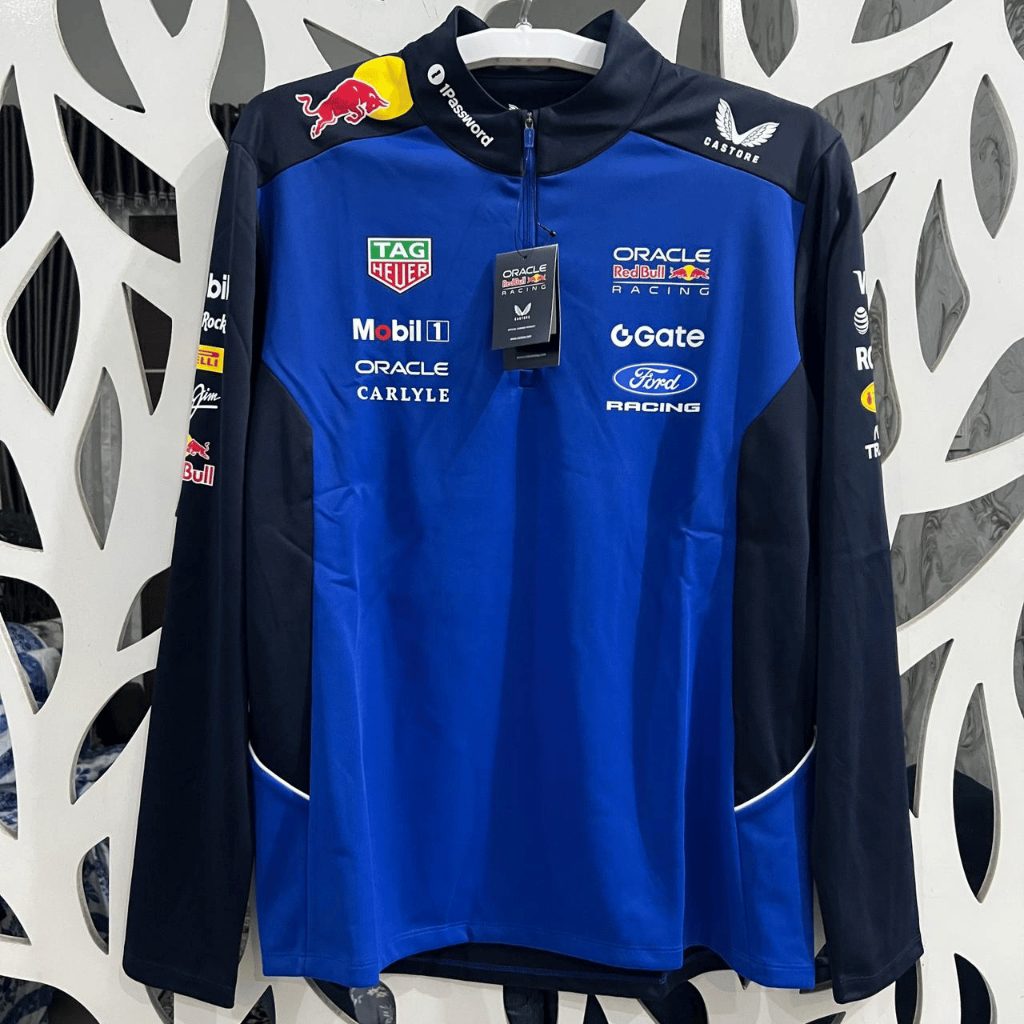 [BNWT] Jaket Half Zip Oracle Red Bull Racing Formula One Team 2026