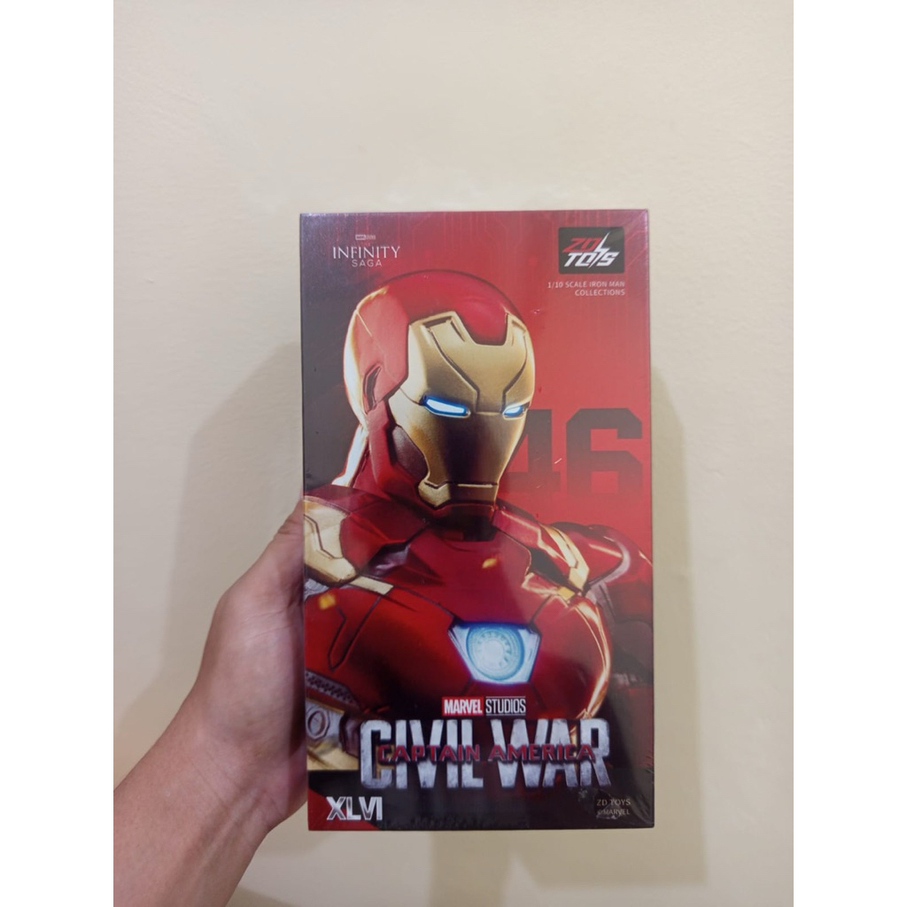 ZD Toys Ironman Mark 46 MISB action figure segel