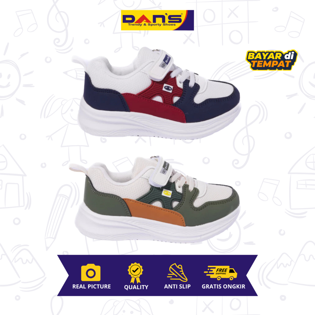 Sepatu Dans Dimitro Sepatu Sneakers Anak Laki-laki