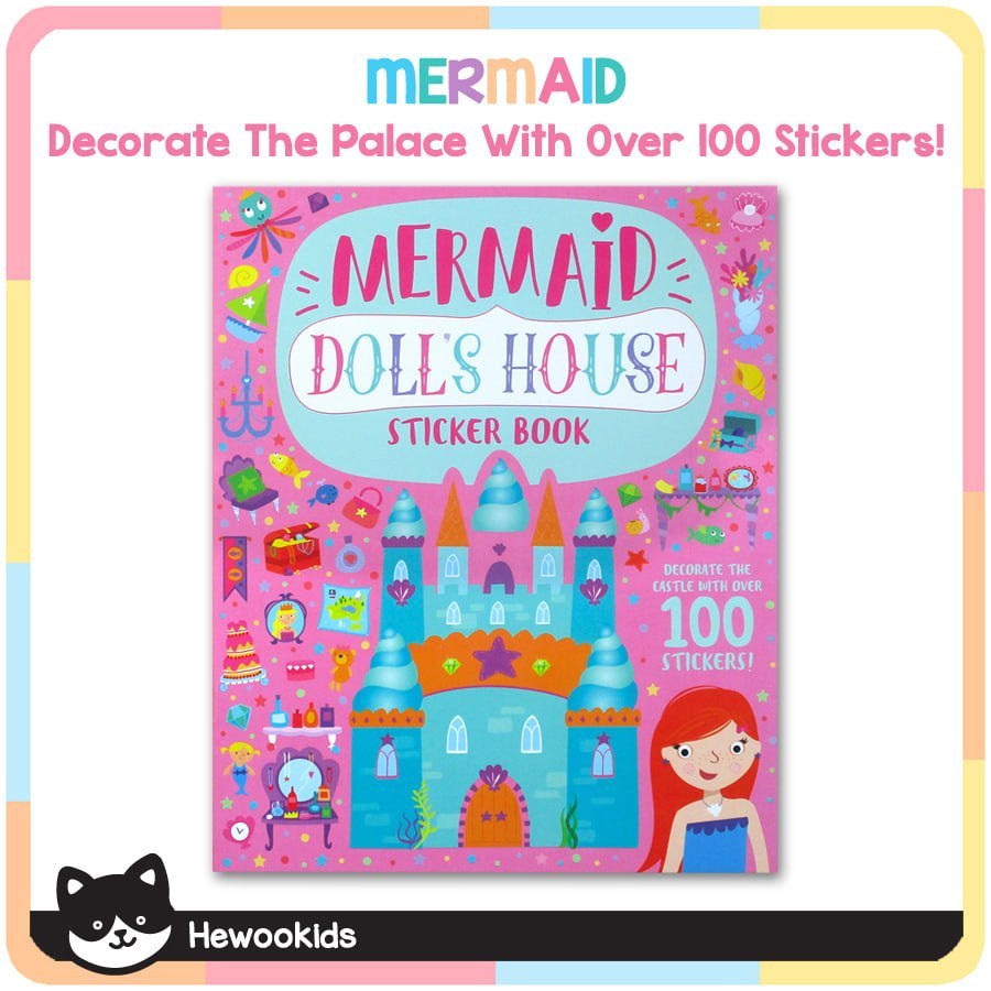 Mermaid Doll's House Sticker Book (Decorate The Palace With Over 100 Stickers) [Igloo Books]