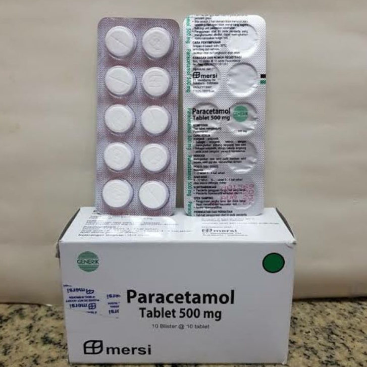 Paracetamol 500mg (1 strip 10 tablet)