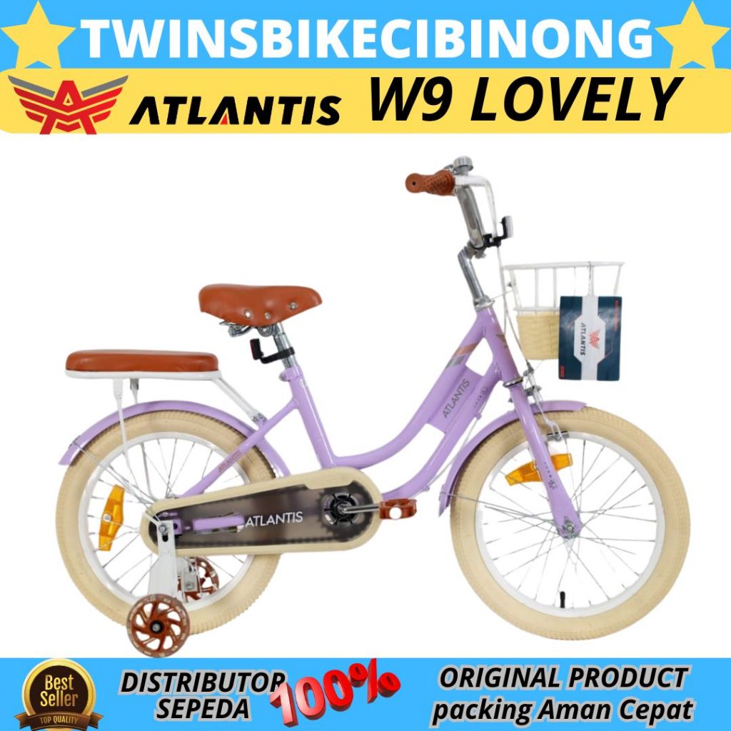 Sepeda Anak 12 MINI ATLANTIS W6 LOVELY