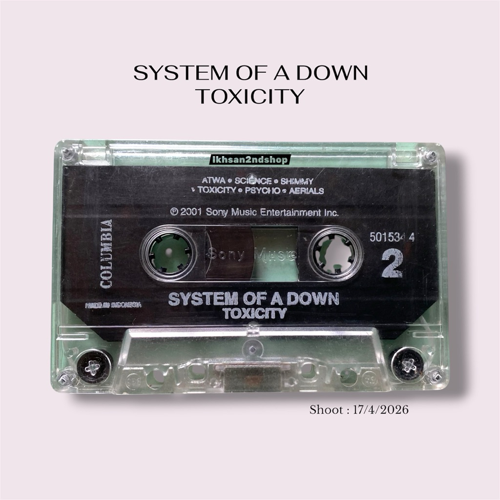 Kaset Pita Original System Of A Down - Toxicity