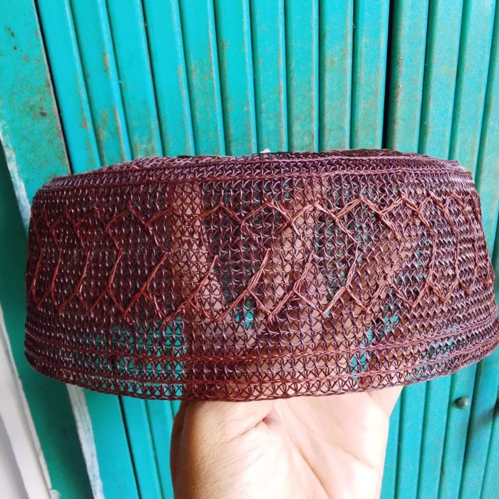 peci akar jangang peci khas kalimantan