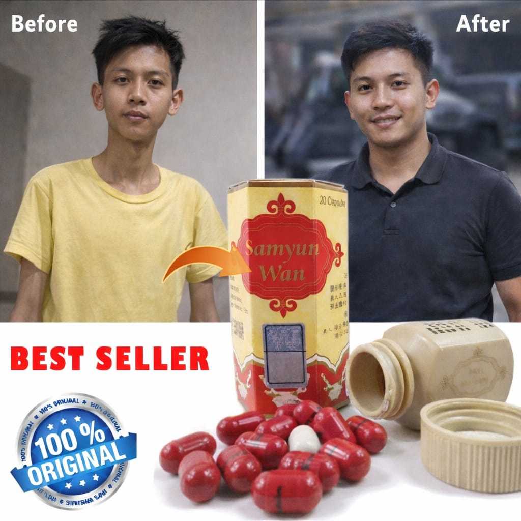 Samyun Wan Original Asli BPOM Halal MUI – Suplemen Herbal Penambah Berat Badan – Meningkatkan Nafsu 