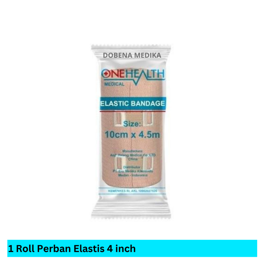 Verban Elastis 4 inch / Perban Elastic Bandage 10 cm x 4,5 m / Perban Patah Tulang