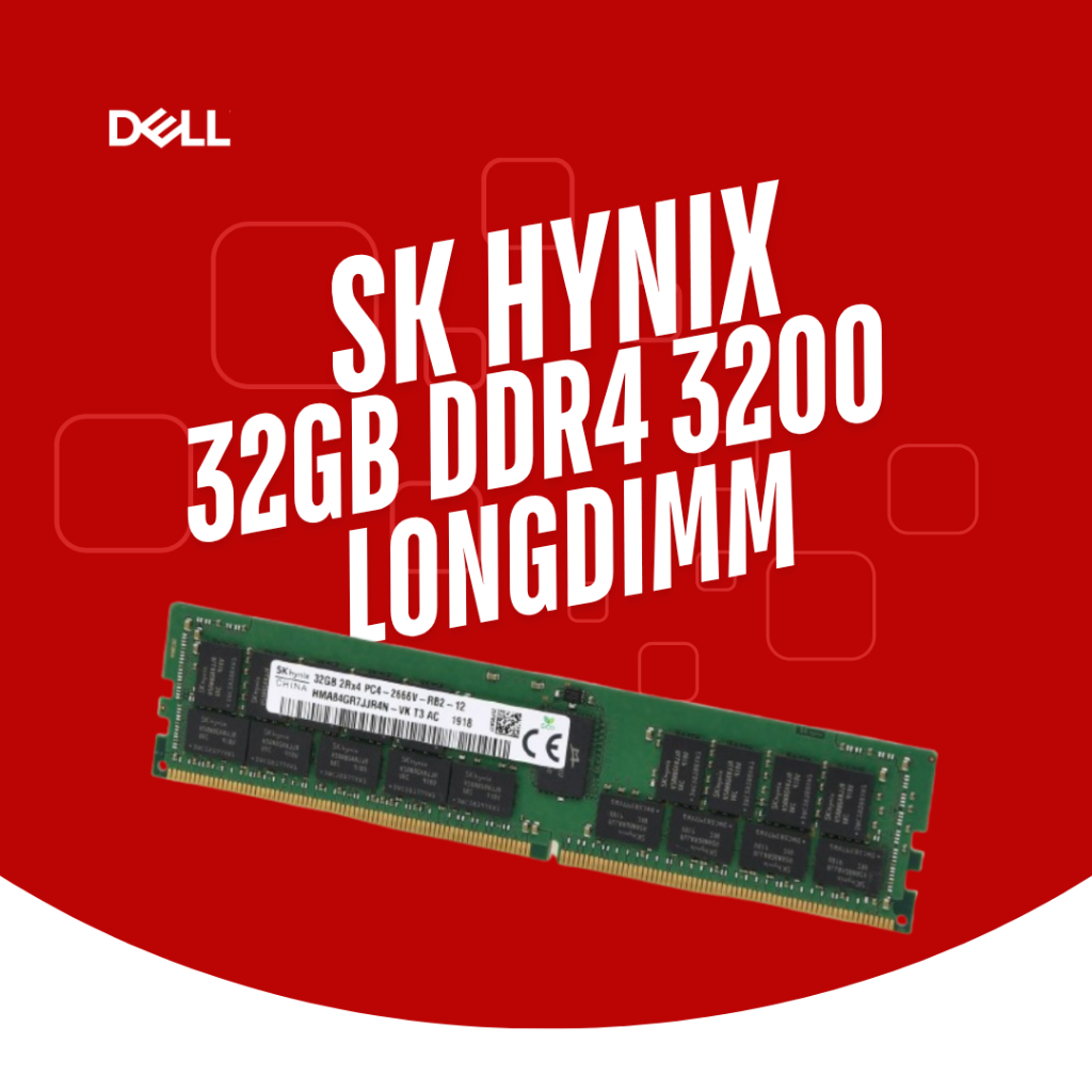 SK Hynix RAM 32GB DDR4 3200MHz UDIMM Long DIMM Desktop Memory