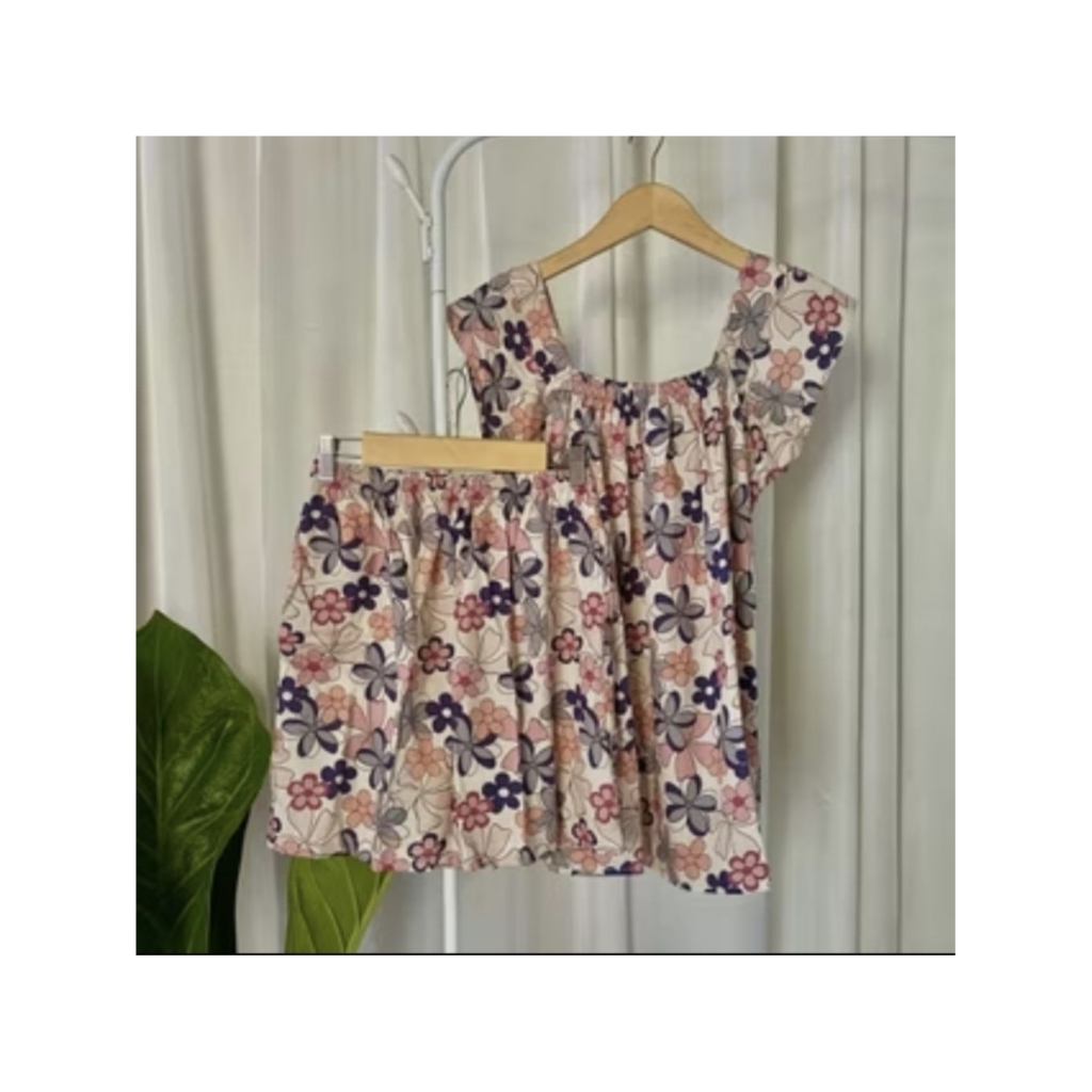 One set yukensi (setelan pendek wanita)