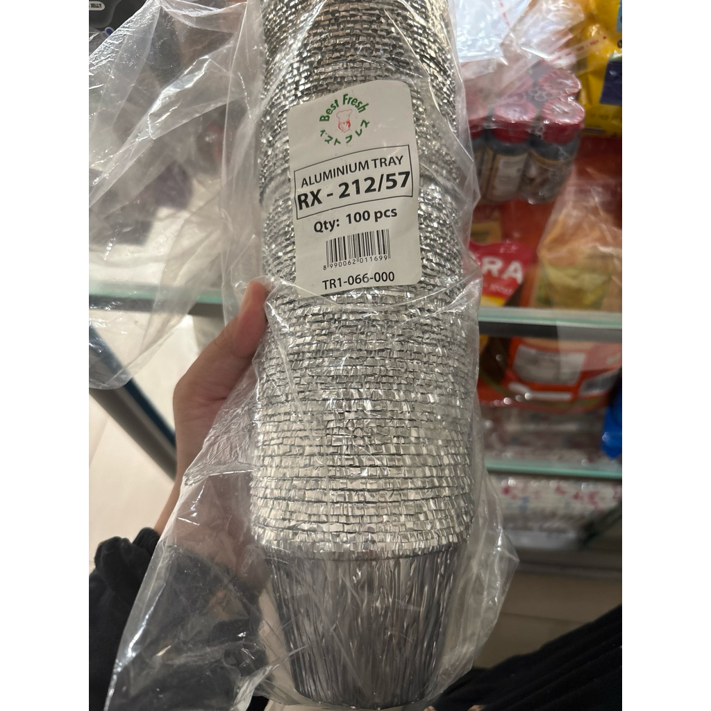 Cup Alumunium Foil RX 212/57 Cup Alumunium Zuppa Soup Cup Bulat Alumunium Repack 10pcs Tanpa Tutup