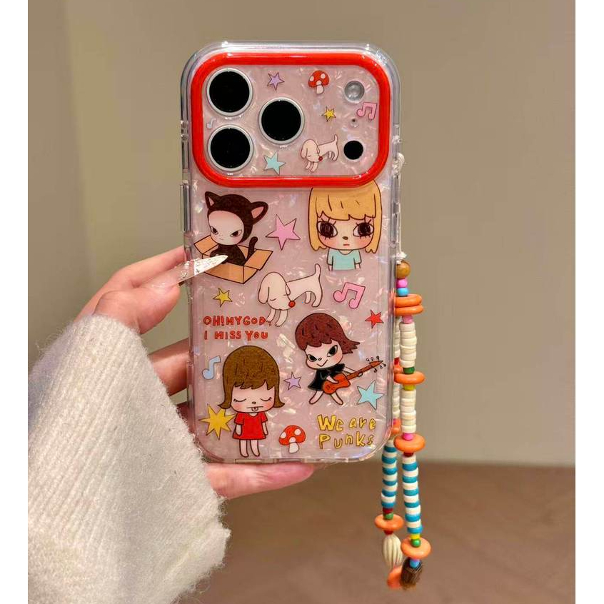 Anime Cute Cartoon Nara Meizhi Suitable for Apple 17 Phone Case 17Promax New iPhone 16Pro Women's 16