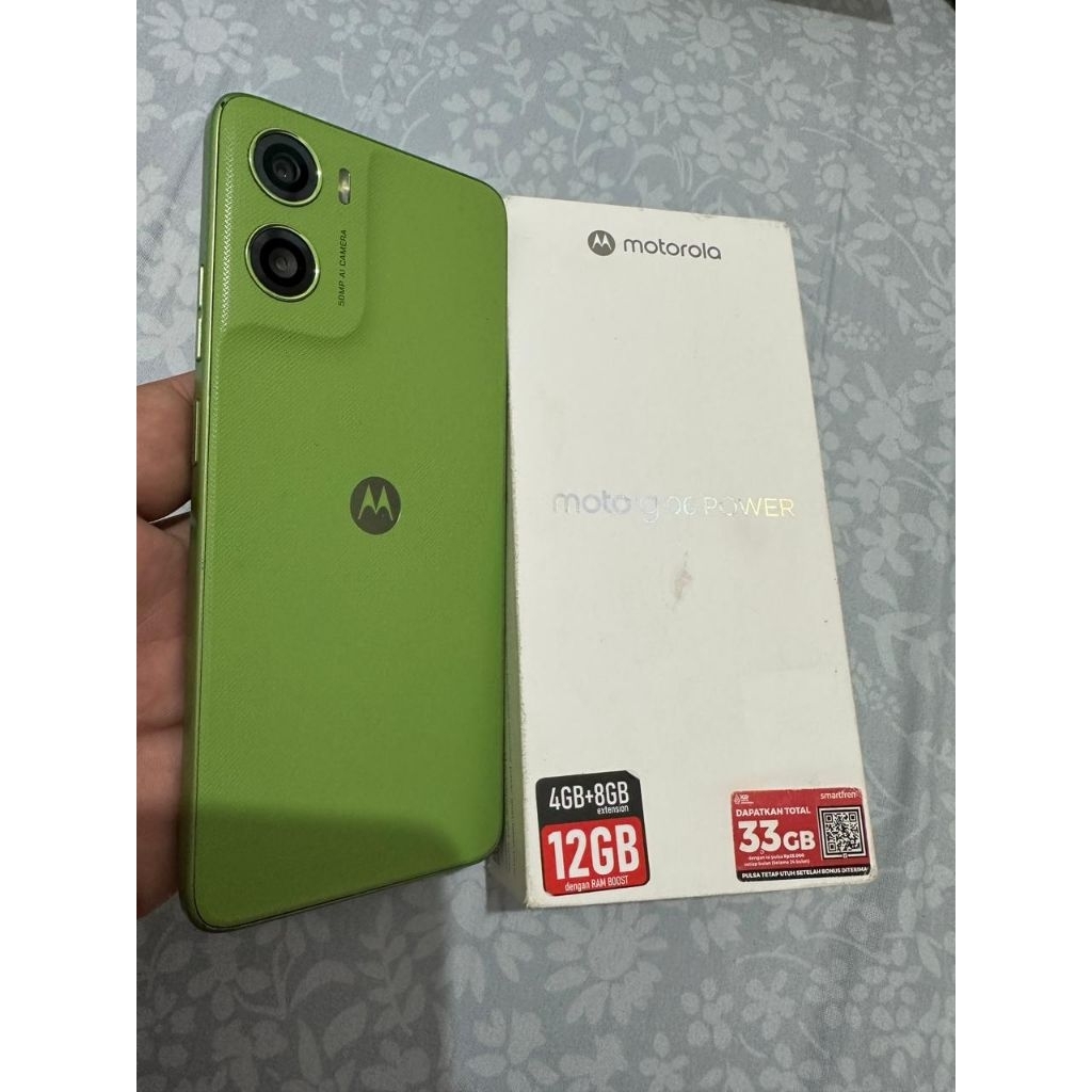 MOTOROLLA G06 POWER 12/128 LENGKAP MULUS 98%