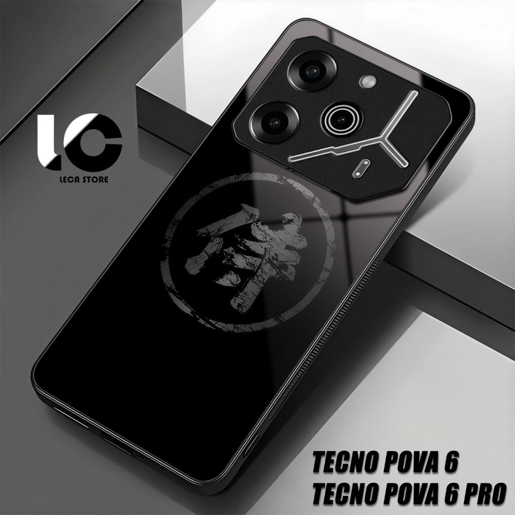 Softcase Hp TENCO POVA 6 Casing TENCO POVA 6 PRO Case Glossy Cassing kaca kilau Pelindung Hp Aksesor