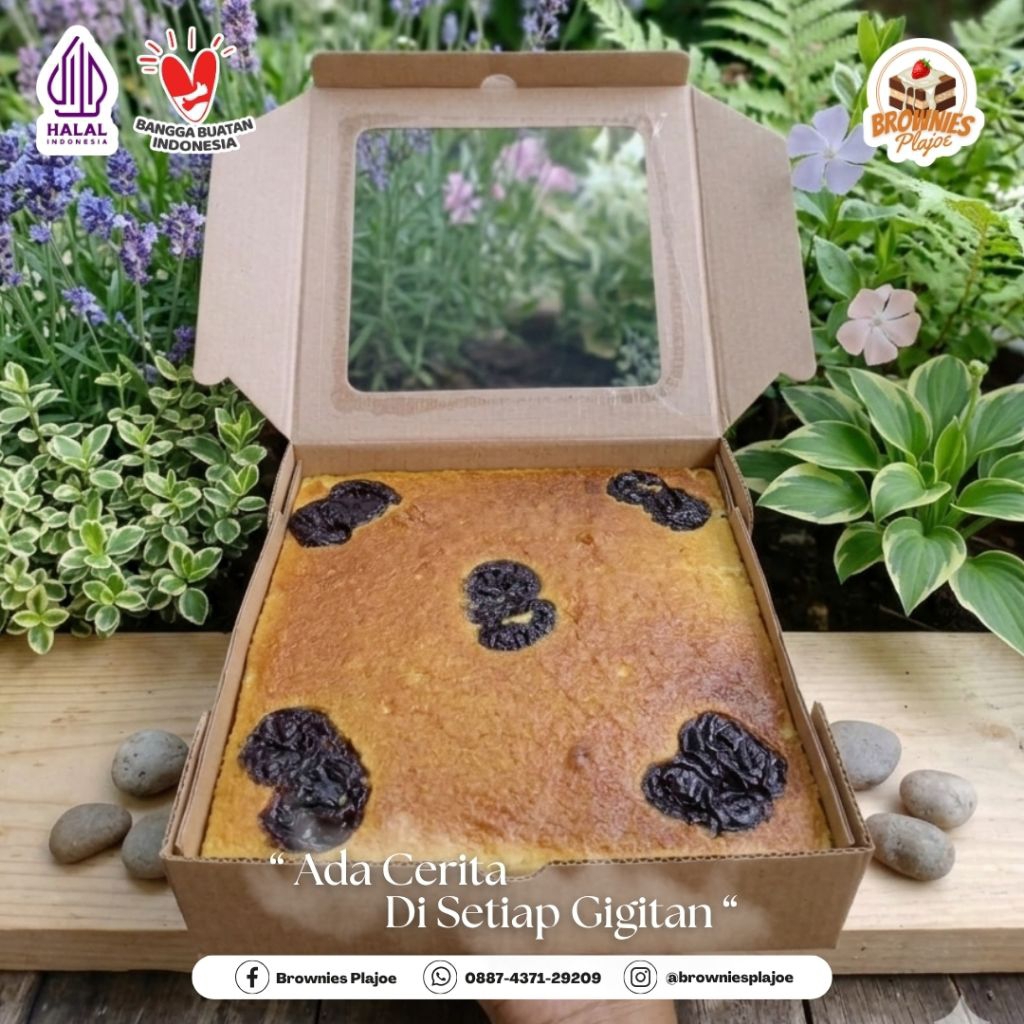 Lapis Legit Prunes, Kue Basah Asli Palembang - By Brownies Plajoe
