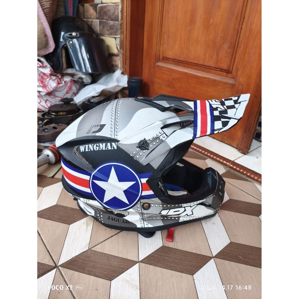 Helm helmet trail jpx wingman jaguar x30 series ukuran XL second bagus