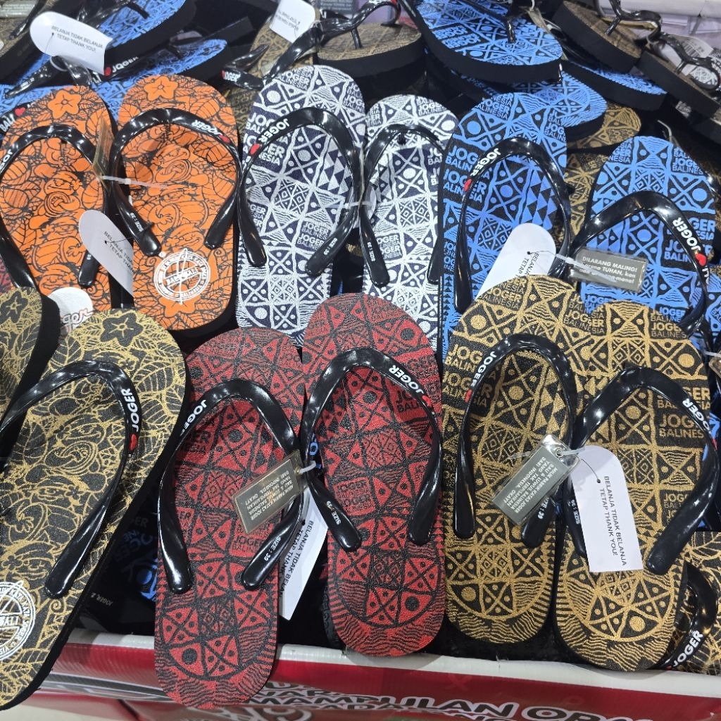 SENDAL JEPIT JOGER ASLI BALI 100% ORIGINAL. SANDAL JEPIT KARET | SANDAL CHEAPER JOGER BALI