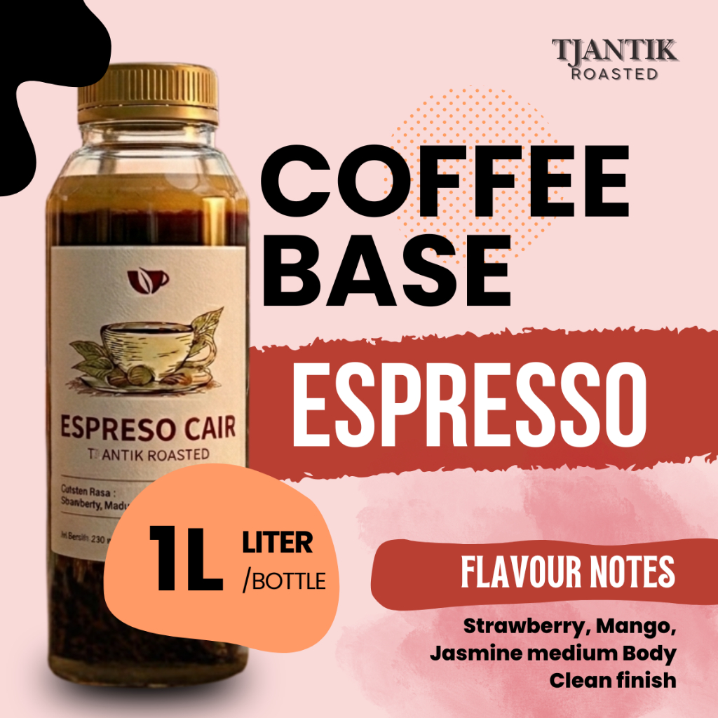 Espresso Base Coffee Liquid 1 L Base Untuk Kopi Susu |  Kopi Cair