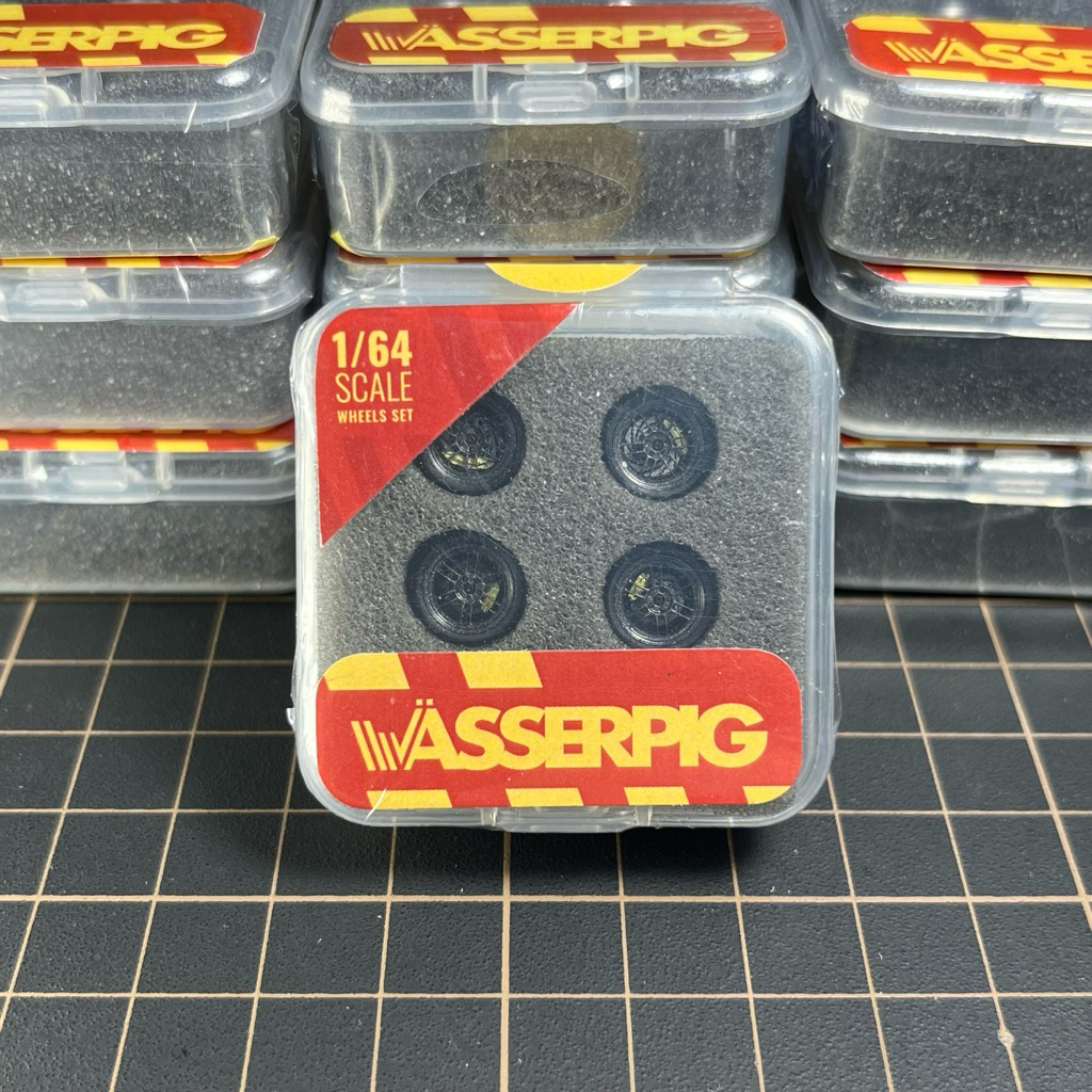 Velg Diecast Miniscale WASSERPIG Wheels RPF1 Gunmetal SEALED