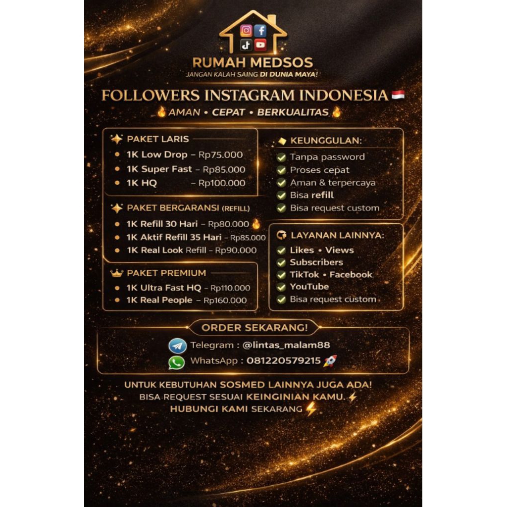 Followers instagram indonesia real aktif dan bergaransi