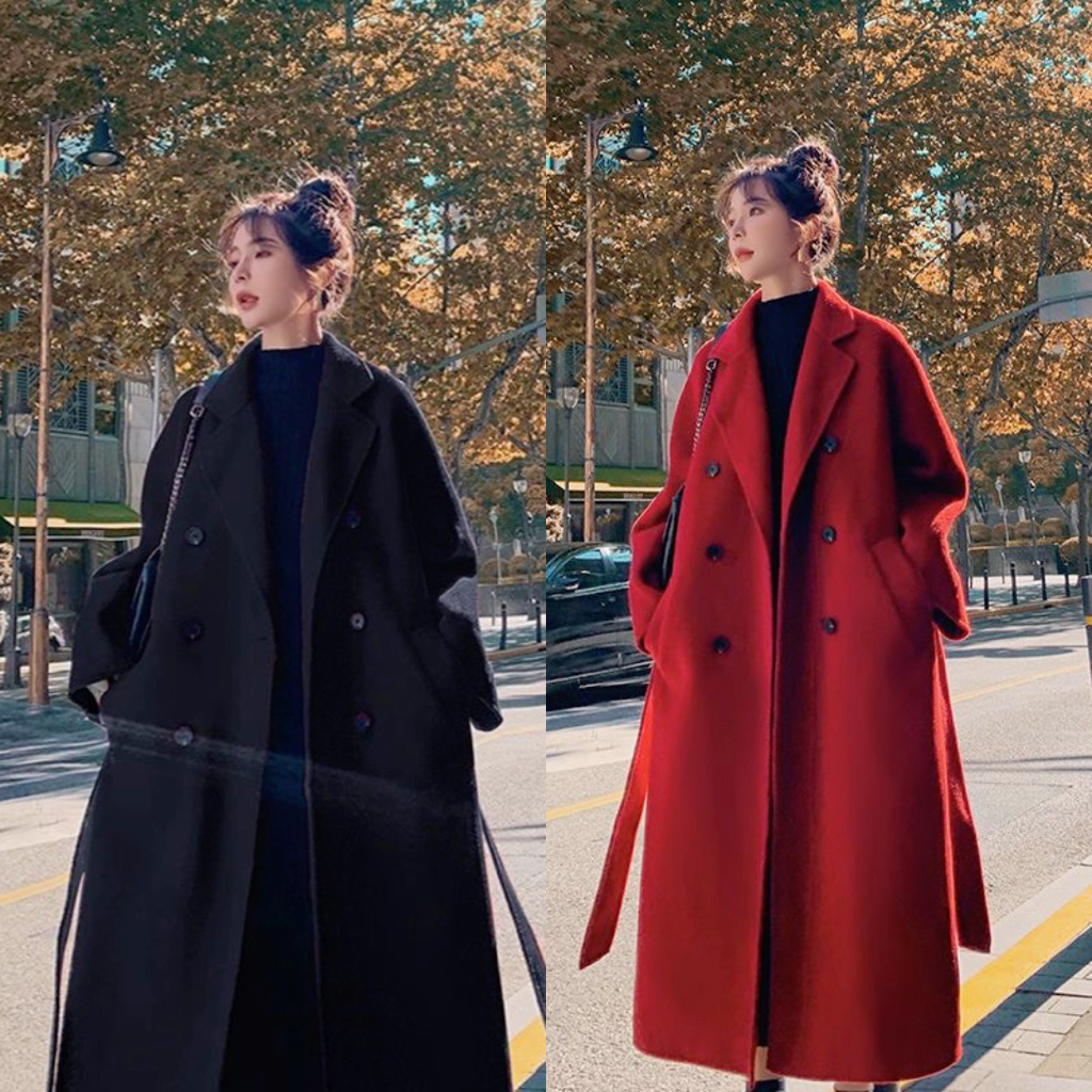 WOMEN WOOL LONG COAT / COAT PANJANG