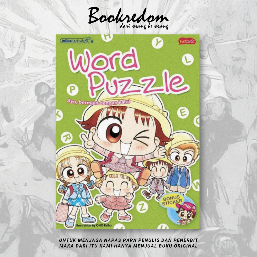 Hai, Miiko Activity Word Puzzle (Ayo, Bermain dengan Kata)