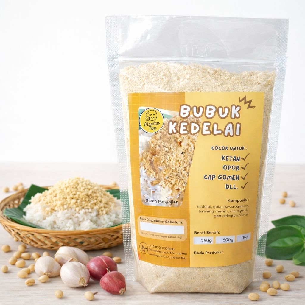 Bubuk Kedelai Untuk Ketan 1kg | Kedelai Bubuk Ketan Manis Gurih 1kg