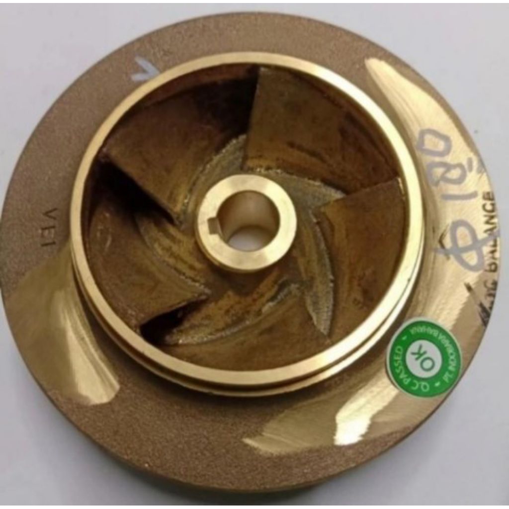 Impeller Pompa Ebara 100X80 FSGA Kipas Impeller Pompa Centrifugal Ebara