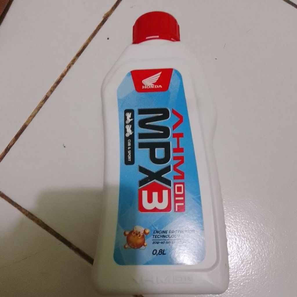 oli mpx3 original ahm honda