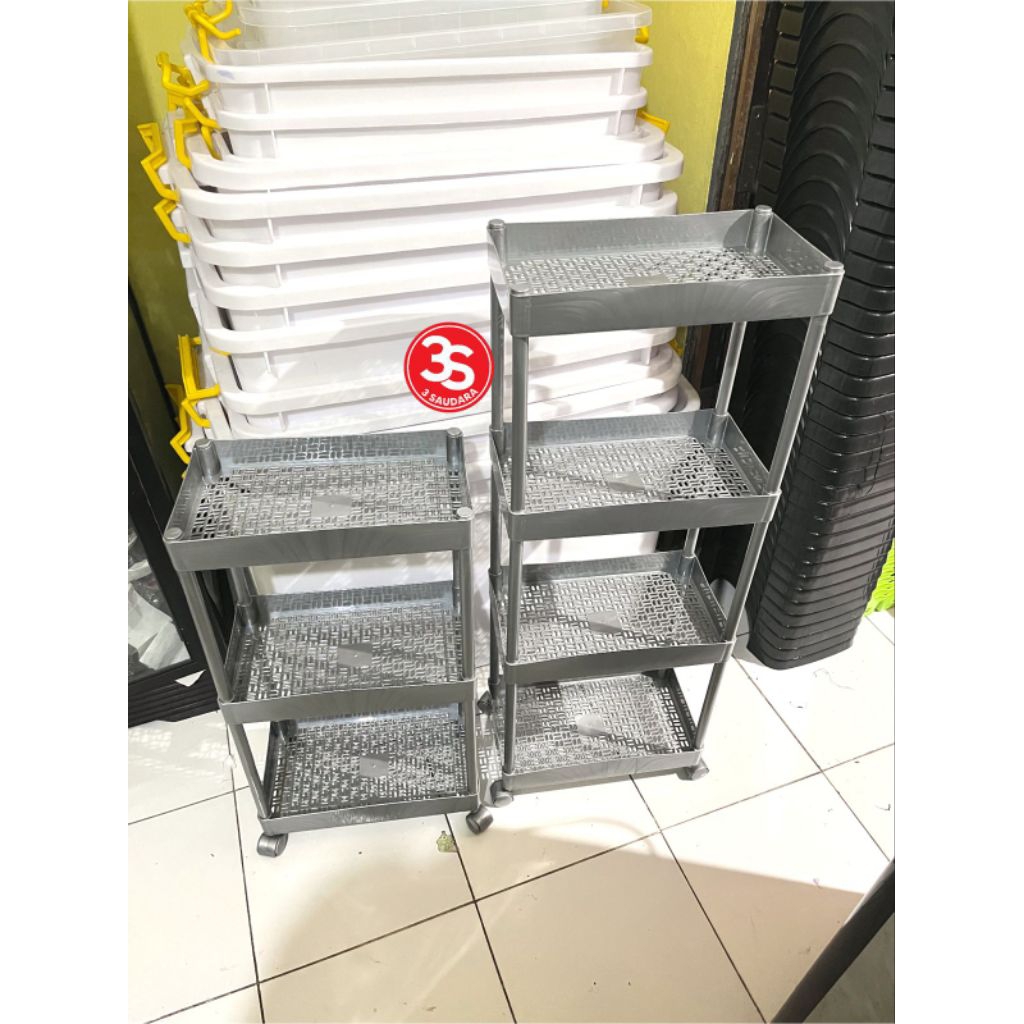 RAK TROLI SUSUN / RAK SUSUN RODA SERBAGUNA