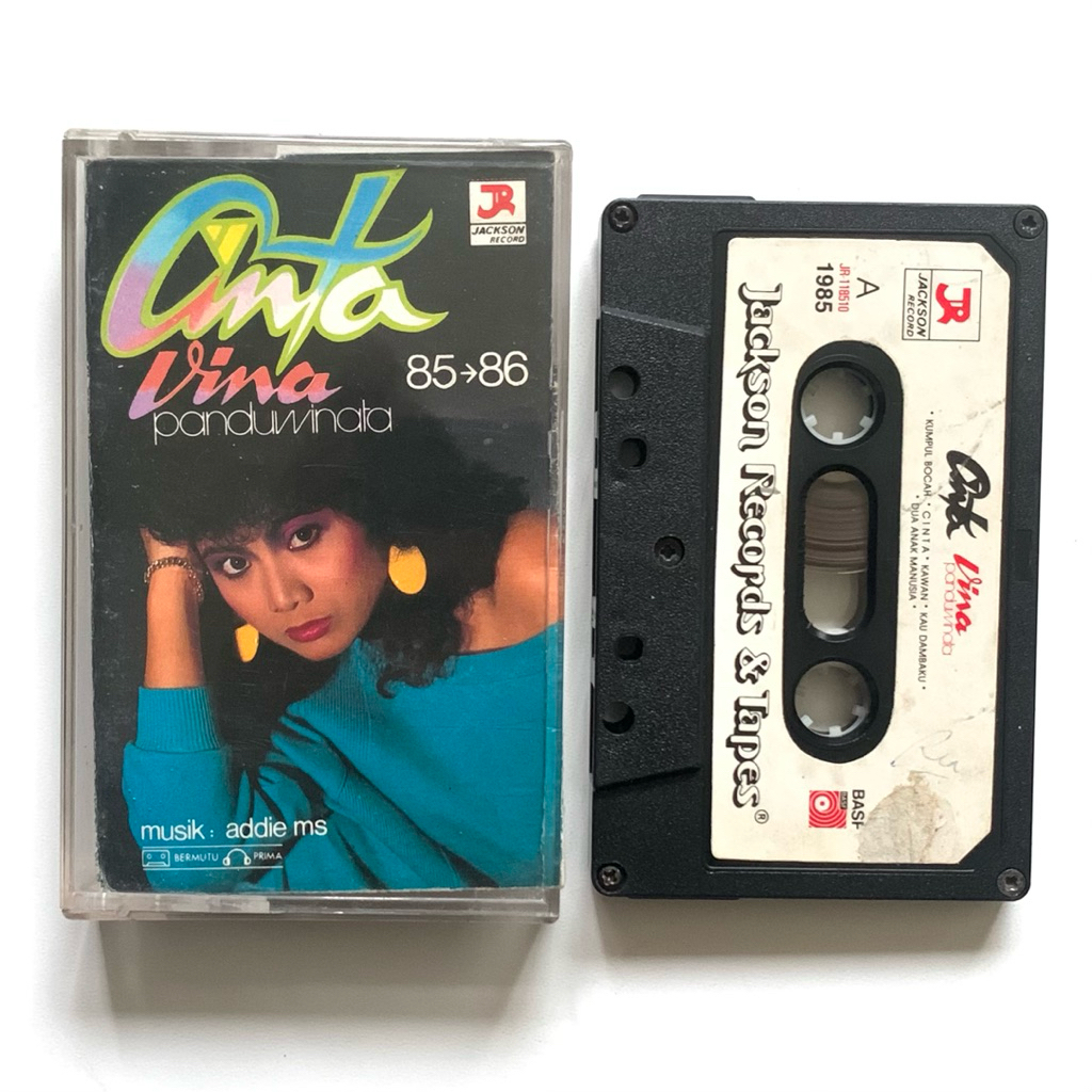 Kaset Pita Vina Panduwinata - Cinta (1986 JACKSON RECORD)