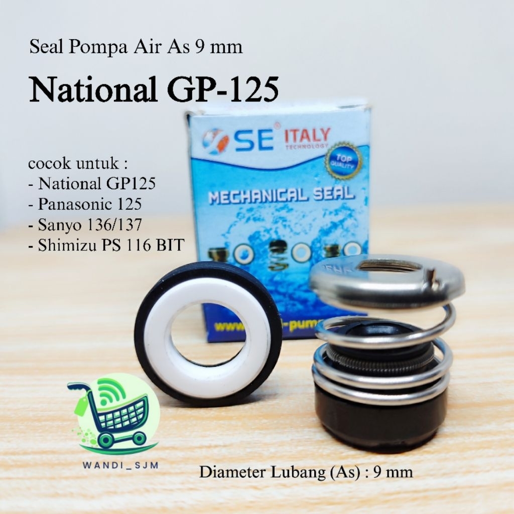 Seal Pompa Air National Panasonic As 9mm GP-125