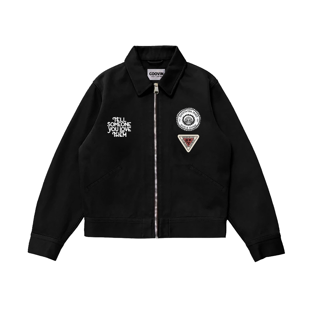 Goovin Work Jacket Boxy Sunshine Jaket Boxy Fit