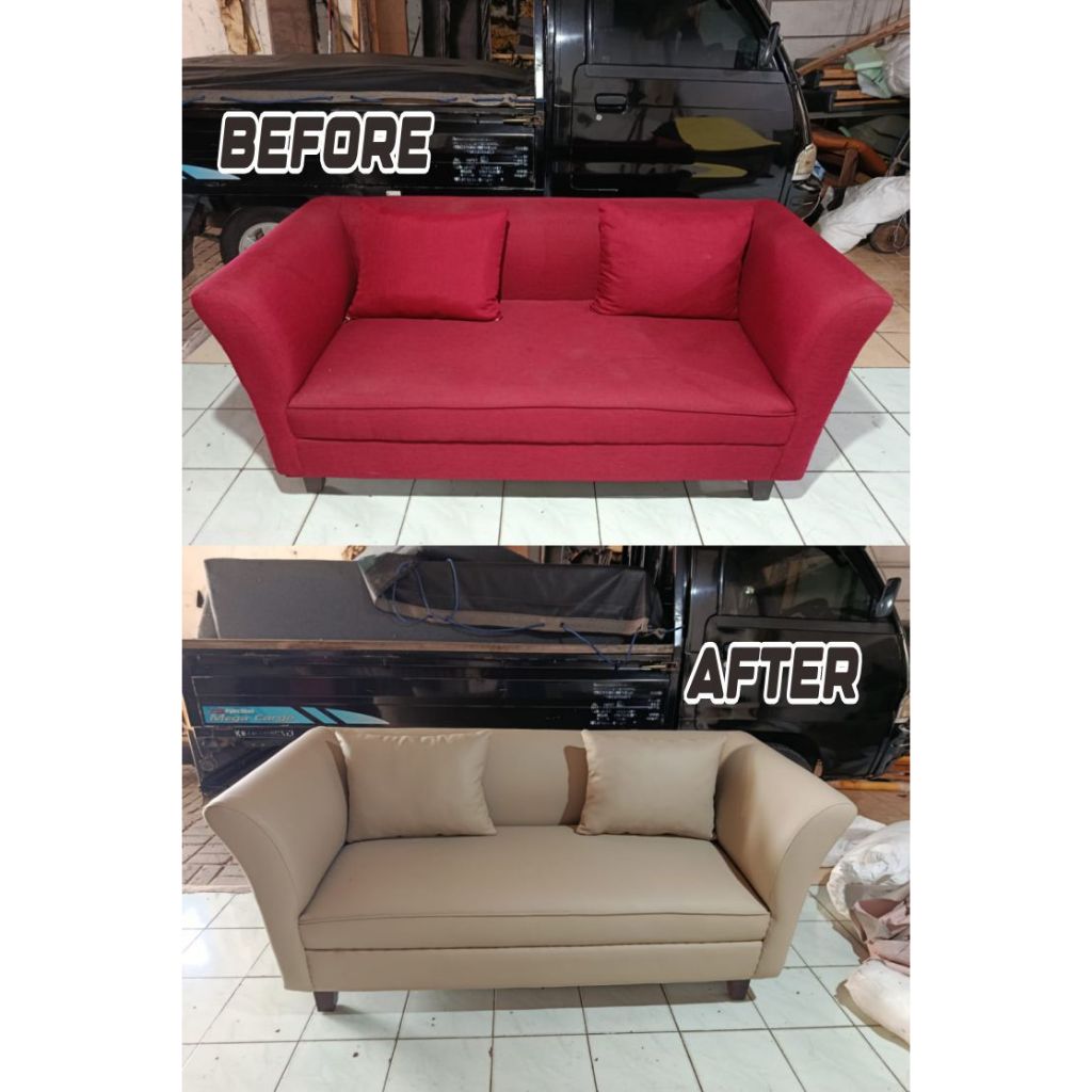 Jasa Servis Sofa | Ganti Kain + Busa