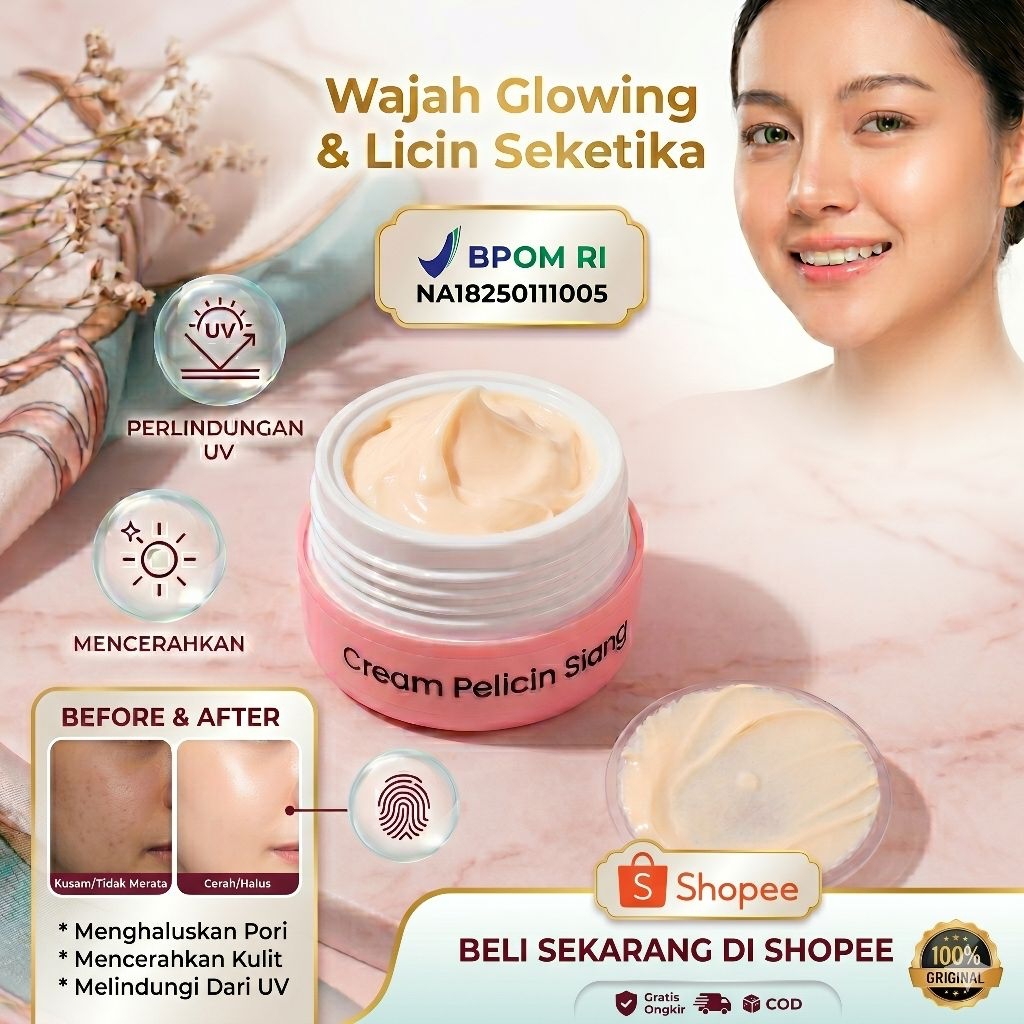 CREAM PELICIN SIANG 10 gr (SALEP PELICIN SIANG)