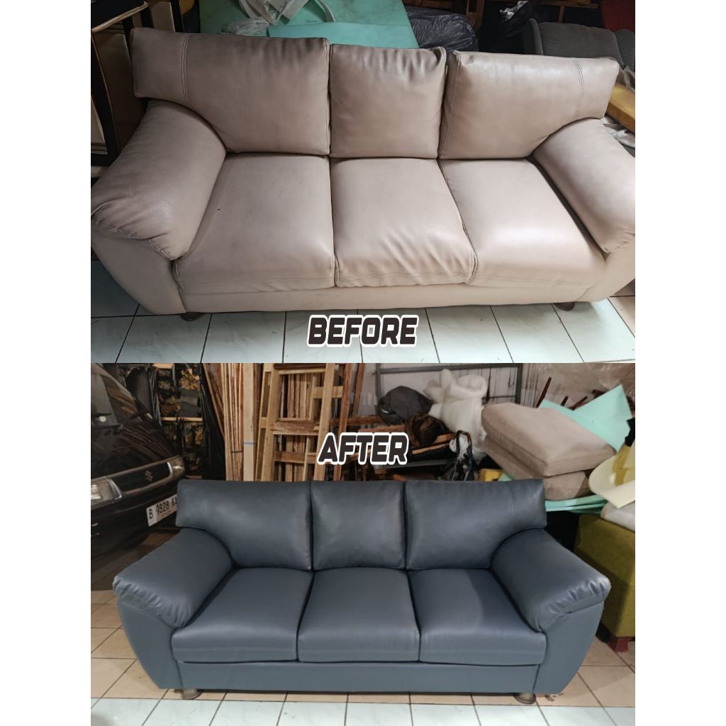 Servis Sofa Ruang Tamu | Ganti Kain Sofa + Busa