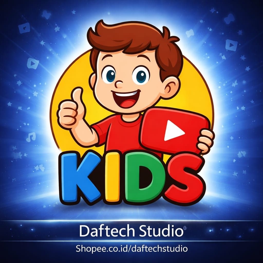 Cuan Instant YouTube Kids Creator 2026 - Template Video Canva & Branding Kit Konten Video Anak