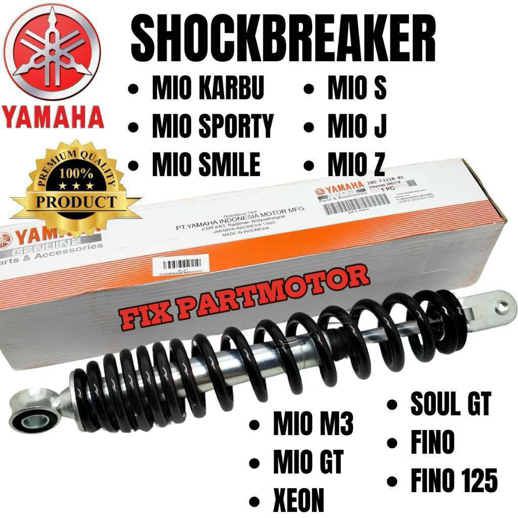 SHOCKBREAKER BELAKANG MOTOR YAMAHA MIO SPORTY MIO SMILE MIO S MIO J MIO GT MIO Z XEON MIO M3 SOUL GT