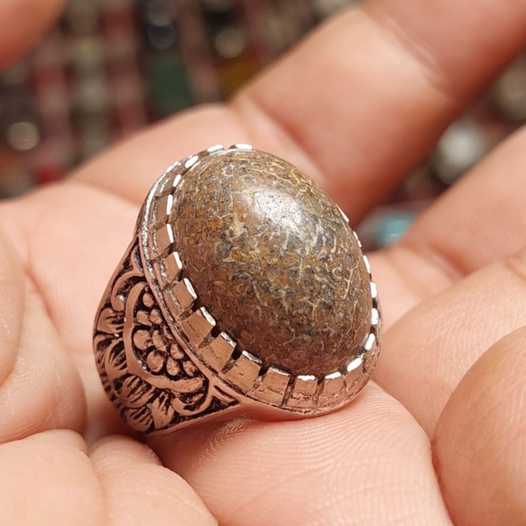 Cincin batu anti wisa asli alami nyedot racun