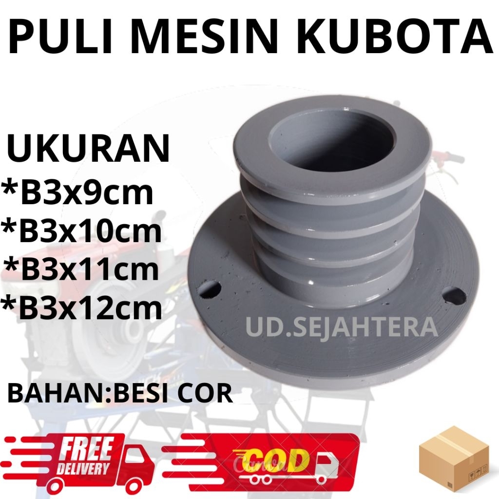 Pully Mesin Kubota Rd 85 B3x9cm B3x10cm B3x11cm B3x12cm Traktor Quick