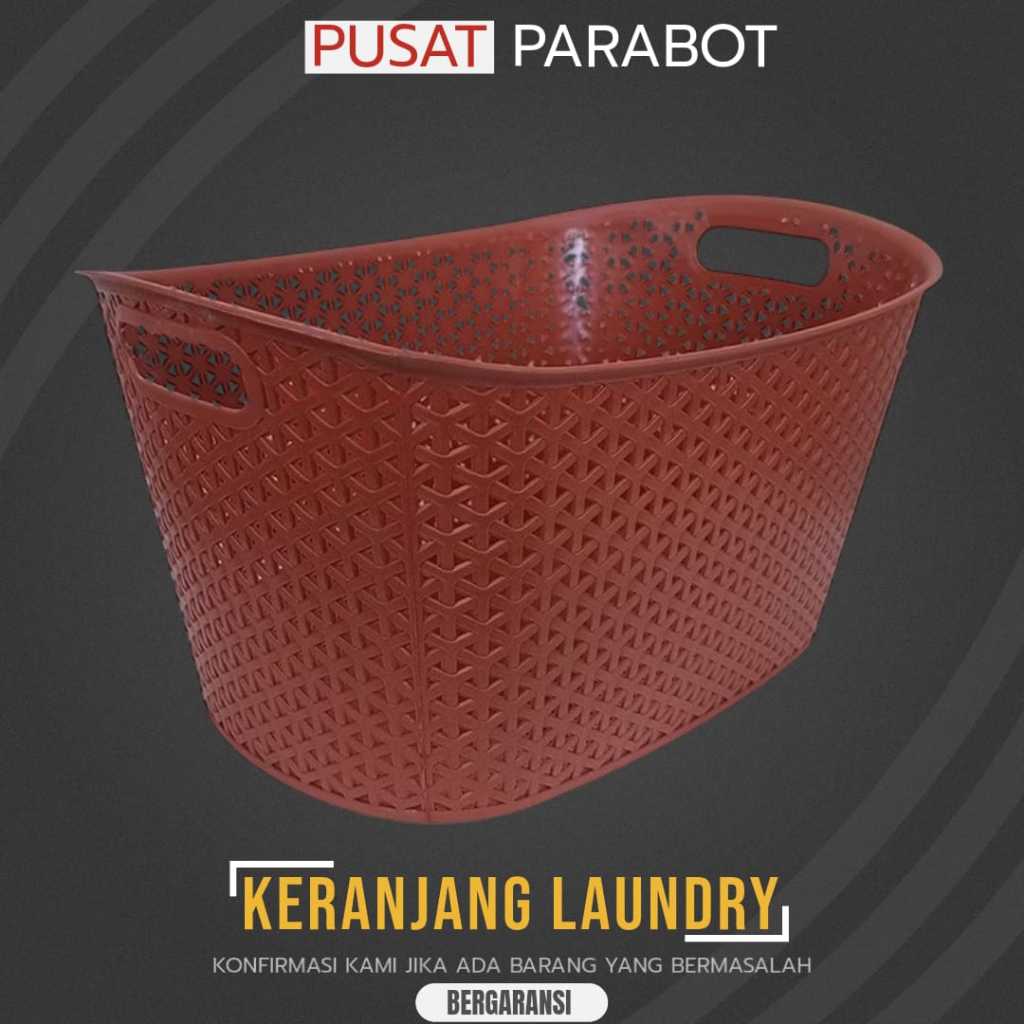 Keranjang Baju Pakaian Kotor Besar Jumbo Keranjang Anyam Rotan Laundry