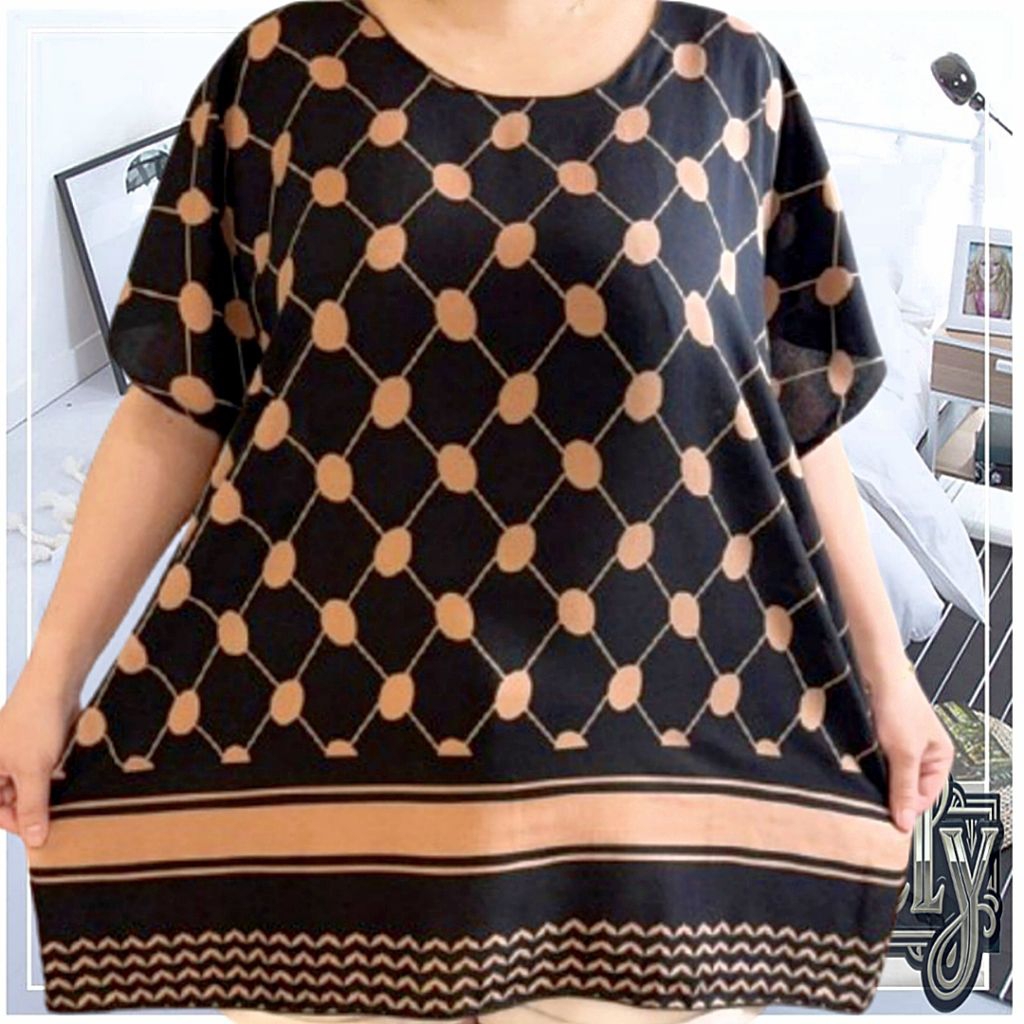 V&V atasan super jumbo wanita ld 142 cm baju jumbo/bigsize wanita bahan rayon berkwalitas super lemb